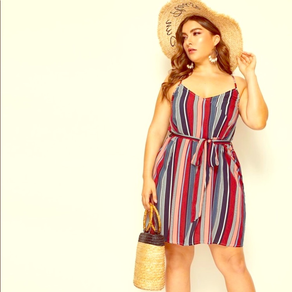 SHEIN Striped Cami Style Dress